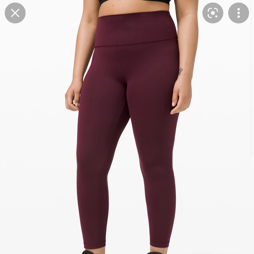 Lululemon maroon wunder unders